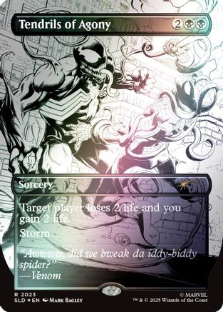 Tendrils of Agony (2023) (Rainbow Foil) (SLD-2023) - Secret Lair Drop Series Foil