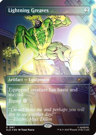 Lightning Greaves (1987) (Rainbow Foil) (SLD-1987)  Foil - Secret Lair Drop Series