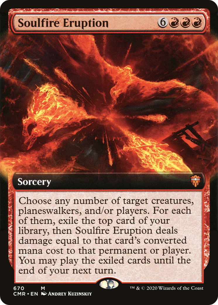 Soulfire Eruption (Extended Art) (CMR-670)  - Commander Legends: (Extended Art)