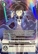 Keisuke Amasawa (Alternate Art) (BT23-090) - Hackers' Slumber Foil