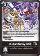 Obsidian Memory Boost! (LM-053) - Limited Card Pack -Another Knight- Foil