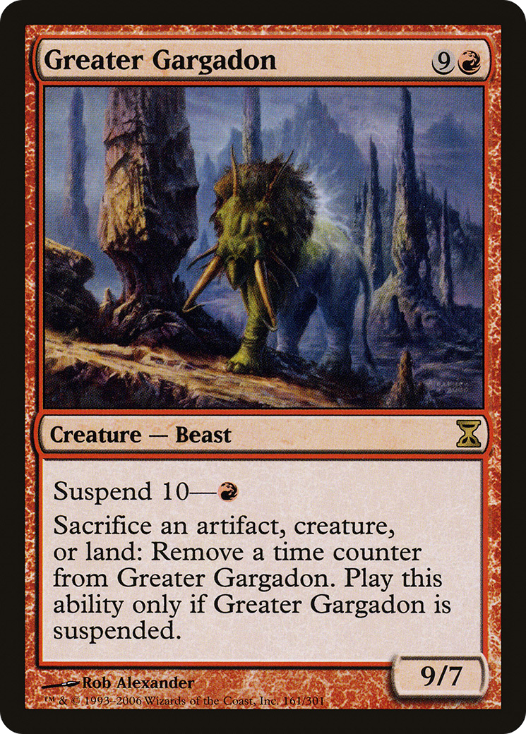Greater Gargadon (TSP-161)  Foil - Time Spiral