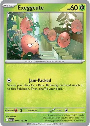 Exeggcute 004/132 - Reverse Holofoil ME01 Mega Evolution