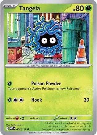 Tangela 006/132 - Reverse Holofoil ME01 Mega Evolution