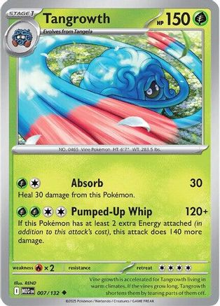 Tangrowth 007/132 - Reverse Holofoil ME01 Mega Evolution