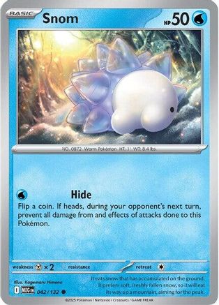 Snom 042/132 - Reverse Holofoil ME01 Mega Evolution