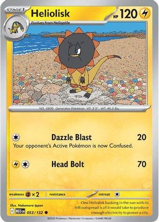 Heliolisk 053/132 - Reverse Holofoil ME01 Mega Evolution