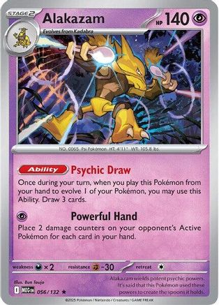 Alakazam 056/132 - Reverse Holofoil ME01 Mega Evolution