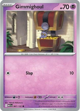 Gimmighoul 067/132 - Reverse Holofoil ME01 Mega Evolution