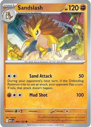 Sandslash 069/132  ME01 Mega Evolution