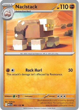 Naclstack 083/132 - Reverse Holofoil ME01 Mega Evolution