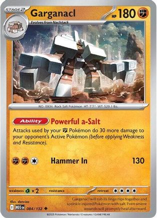 Garganacl 084/132  ME01 Mega Evolution
