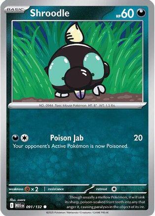 Shroodle 091/132  ME01 Mega Evolution