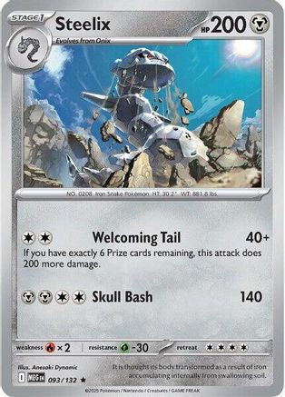 Steelix 093/132 - Reverse Holofoil ME01 Mega Evolution