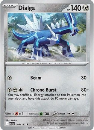 Dialga 095/132 - Reverse Holofoil ME01 Mega Evolution