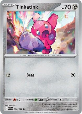 Tinkatink 096/132 - Reverse Holofoil ME01 Mega Evolution