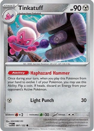 Tinkatuff 097/132 - Reverse Holofoil ME01 Mega Evolution