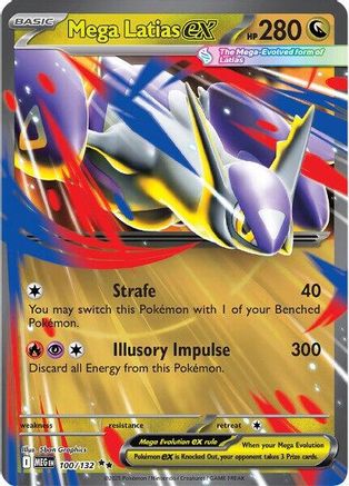Mega Latias ex 100/132 - Holofoil ME01 Mega Evolution