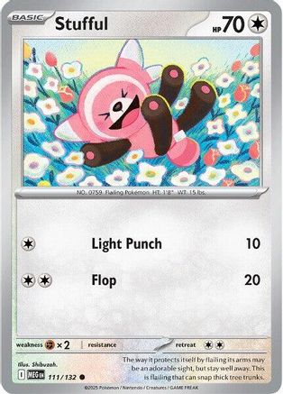 Stufful 111/132 - Reverse Holofoil ME01 Mega Evolution