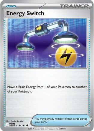Energy Switch 115/132 - Reverse Holofoil ME01 Mega Evolution