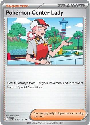 Pokemon Center Lady 123/132  ME01 Mega Evolution