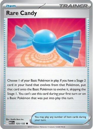 Rare Candy 125/132  ME01 Mega Evolution