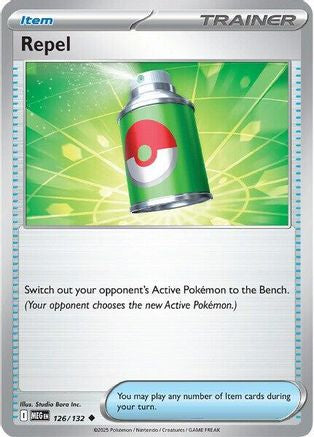 Repel 126/132 - Reverse Holofoil ME01 Mega Evolution