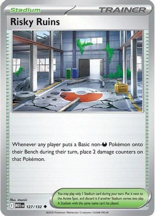 Risky Ruins 127/132 - Reverse Holofoil ME01 Mega Evolution