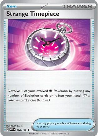 Strange Timepiece 128/132 - Reverse Holofoil ME01 Mega Evolution
