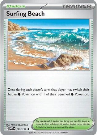 Surfing Beach 129/132  ME01 Mega Evolution