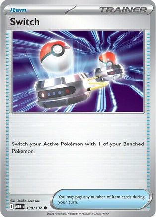 Switch 130/132 - Reverse Holofoil ME01 Mega Evolution