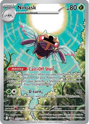 Ninjask 137/132 - Holofoil ME01 Mega Evolution