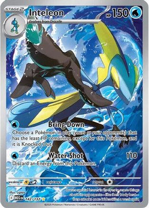 Inteleon 142/132  - Holofoil ME01 Mega Evolution - Illustration Rare