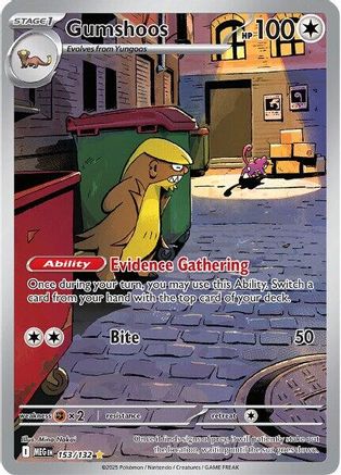 Gumshoos 153/132 - Holofoil ME01 Mega Evolution