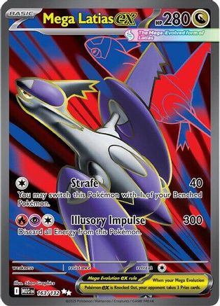 Mega Latias ex 163/132 - Holofoil ME01 Mega Evolution