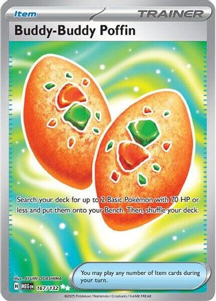 Buddy-Buddy Poffin 167/132 - Holofoil ME01 Mega Evolution
