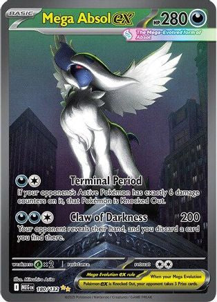 Mega Absol ex 180/132 - Holofoil ME01 Mega Evolution