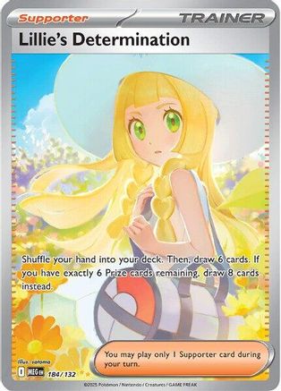 Lillie's Determination 184/132 - Holofoil ME01 Mega Evolution