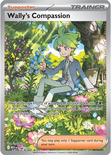 Wally's Compassion (186/132) [Mega Evolutions: Base Set]