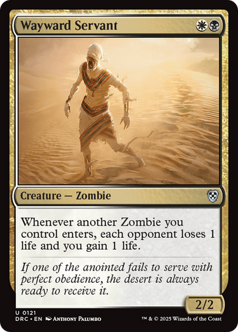 Wayward Servant (DRC-121)  - Commander: Aetherdrift