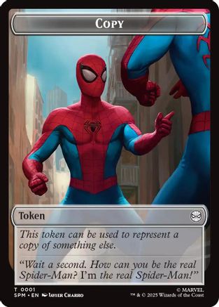 Copy // Human Citizen Double-Sided Token (SPM-1 // 4) - Marvel's Spider-Man