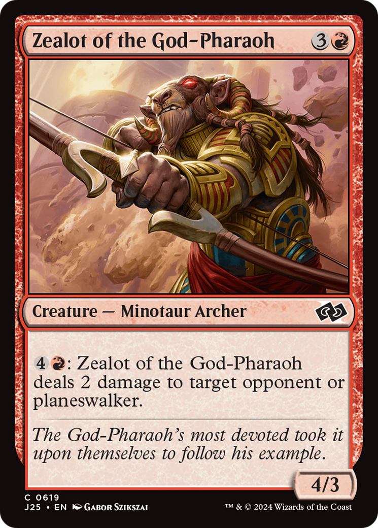 Zealot of the God-Pharaoh (J25-619)  - Foundations Jumpstart
