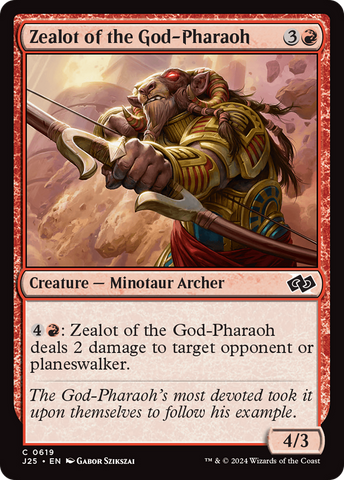Zealot of the God-Pharaoh (J25-619)  - Foundations Jumpstart