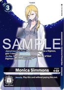 Monica Simmons (Hacker's Slumber Box Promotion Pack) (P-211) - Digimon Promotion Cards Foil