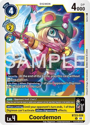 Coordemon (BT23-028) - Hackers' Slumber