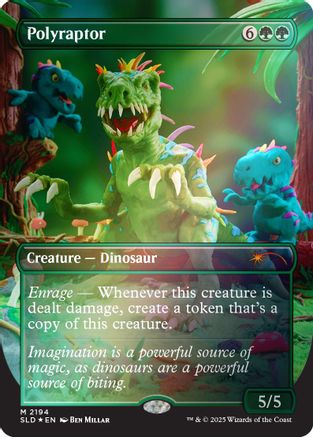 Polyraptor (Rainbow Foil) (SLD-2194)  Foil - Secret Lair Drop Series
