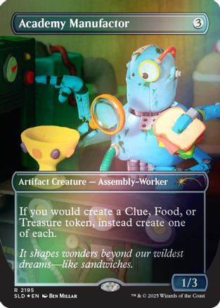 Academy Manufactor (2195) (Rainbow Foil) (SLD-2195)  Foil - Secret Lair Drop Series