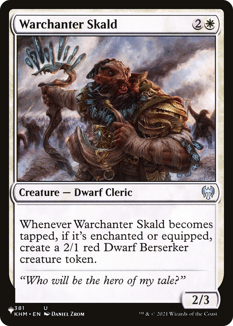 Warchanter Skald (LIST-KHM-381)  - The List