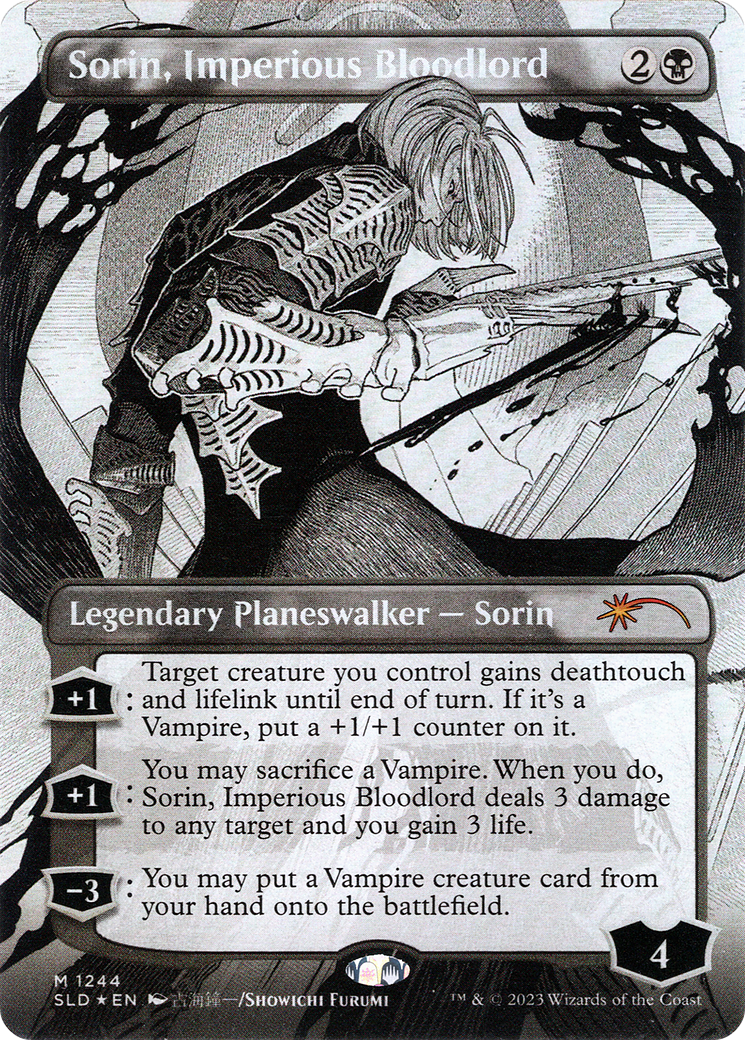 Sorin, Imperious Bloodlord (Borderless) (SLD-1244)  Foil - Secret Lair Drop