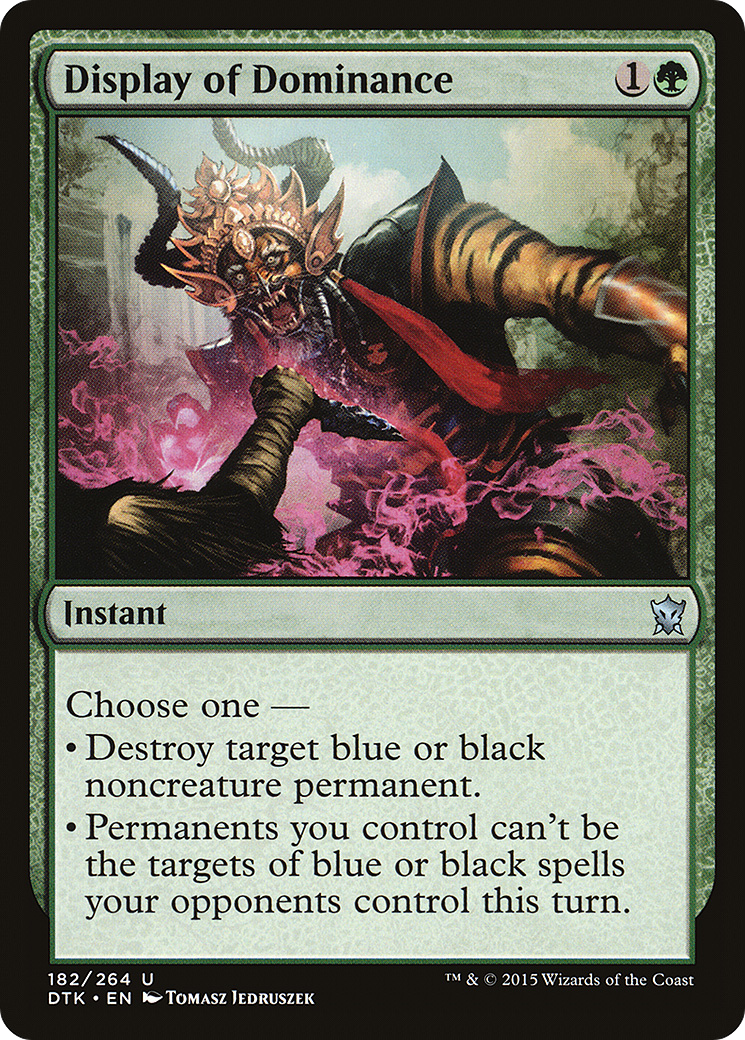Display of Dominance (DTK-182)  Foil - Dragons of Tarkir